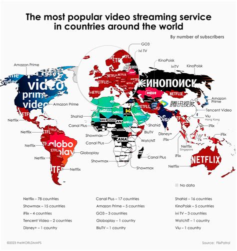 Mapped: The Most Popular Video Streaming Services .